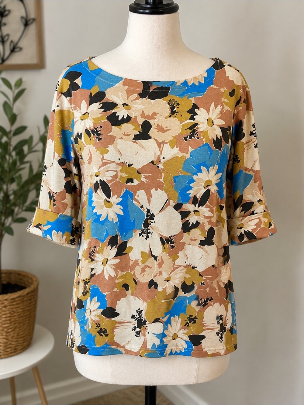 Lauren Ralph Lauren Floral Top Size 1X